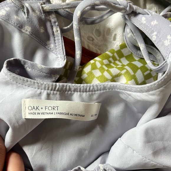 Oak and Fort purple mini dress - Picture 3 of 3